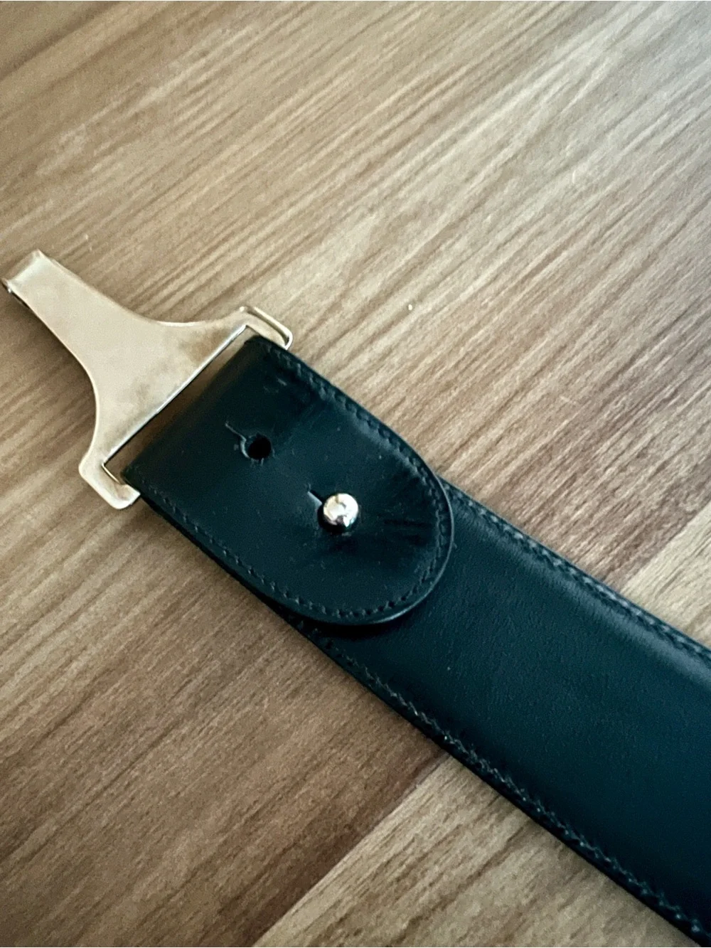 Gucci black leather